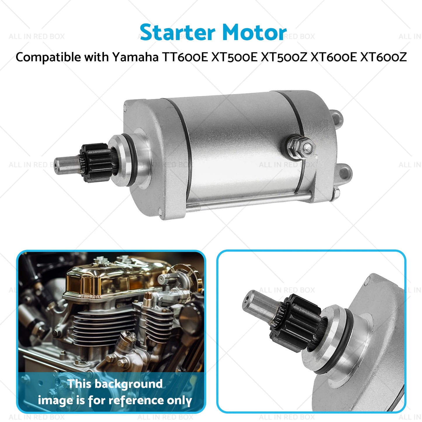 Starter Motor Suitable For Yamaha XT500E 90-94 XT 500 600 EZ 88-95 XT400E XTZ750