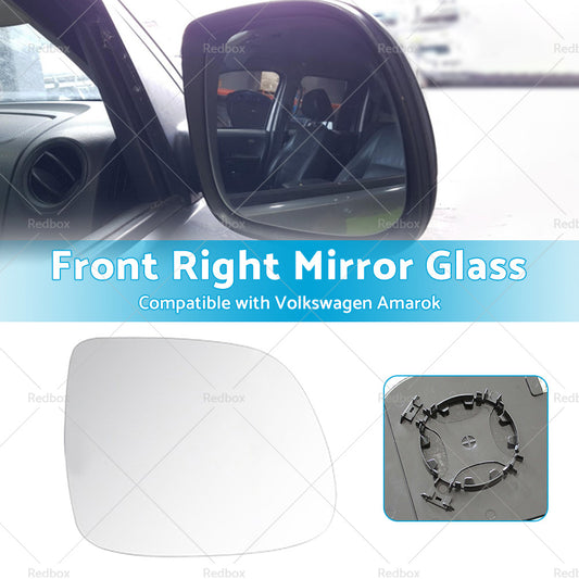 Suitable For VW AMAROK 2010-2018 Right Side Mirror Glass With Heated Convex Base