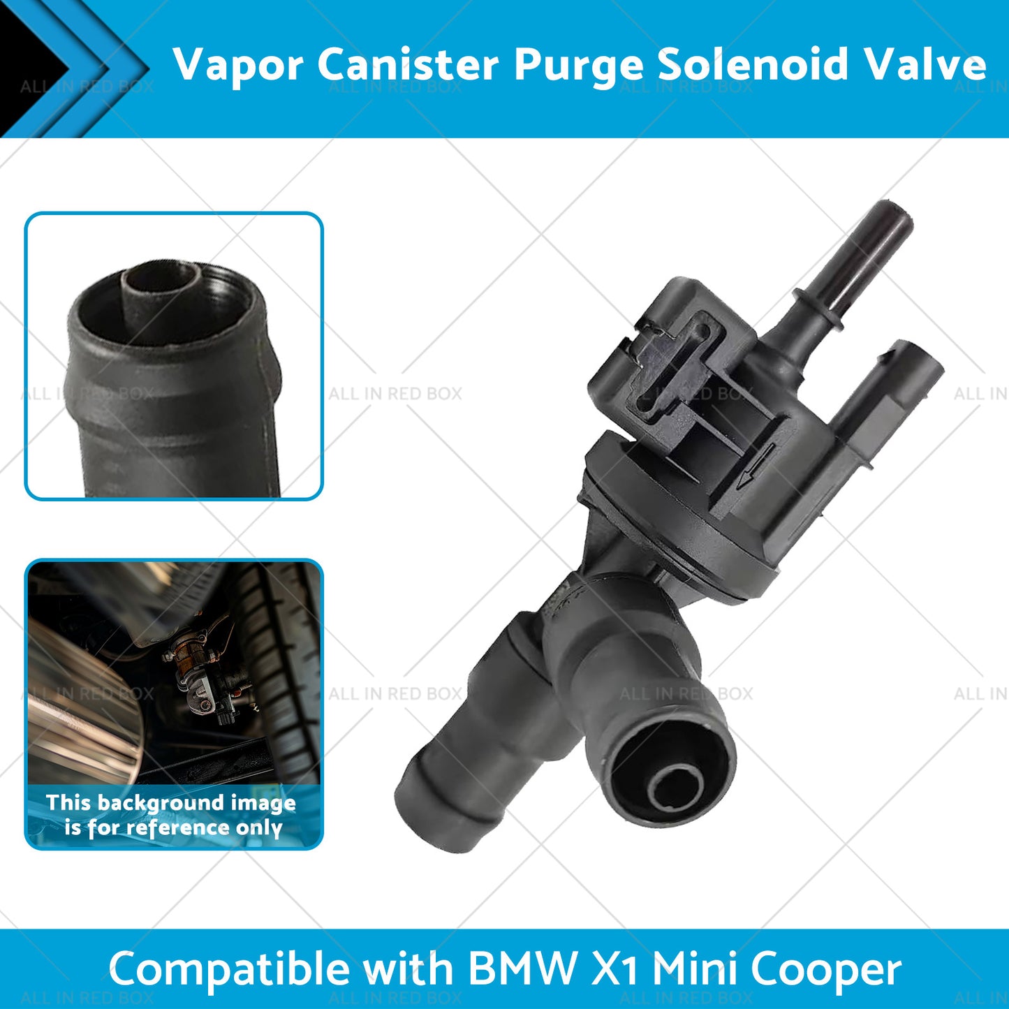 Vapor Canister Purge Solenoid Valve Suitable for BMW X1 Mini Cooper 13907614013