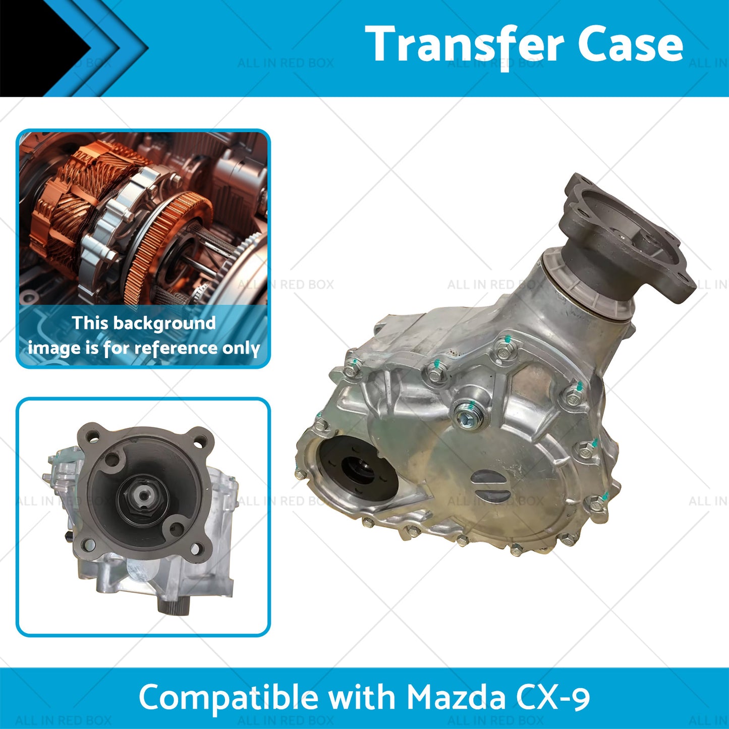 Transmission Transfer Case Suitable for Mazda CX-9 AWD 2007-2015 AW21-27-500P-9U