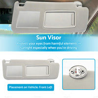 RH Sun Visor Suitable For Toyota Prado TRJ120 RZJ120 LJ120 GRJ120 KZJ120 KDJ120