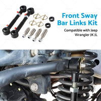 Suitable For Jeep Wrangler JK JL 2. 5-6inch Lift Front Sway Bar Links Disconnect