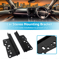 Car Stereo Side Trims Brackets 2Din Double Fascia Facia Dash Suitable For Toyota