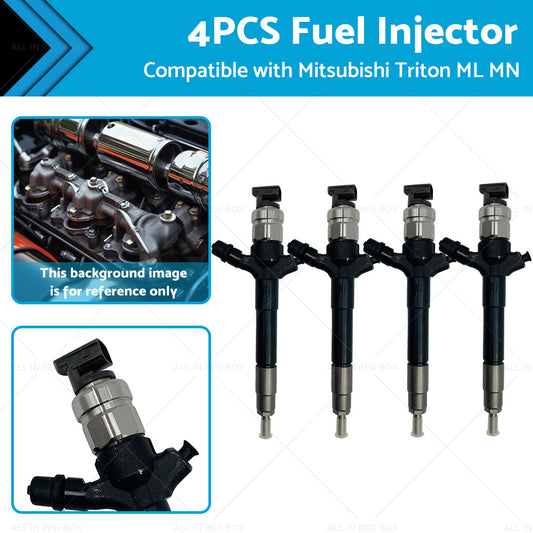 4PCS 095000-9560 Fuel injector Suitable for Mitsubishi Triton Challenger 08-15