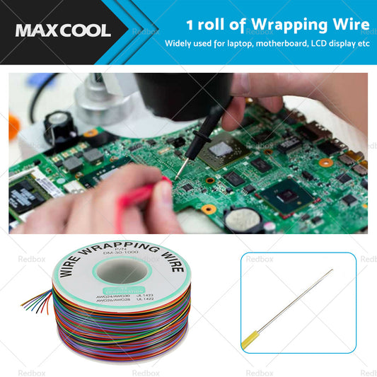 Wrapping Wire Tin Plated Copper Wire P or N DM-30-1000 30 AWG 250M Length 8 Colors