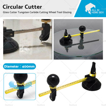 compare product 40cm Round Circle Glass Cutter Tungsten Carbide Cutting Wheel Tool Glazing