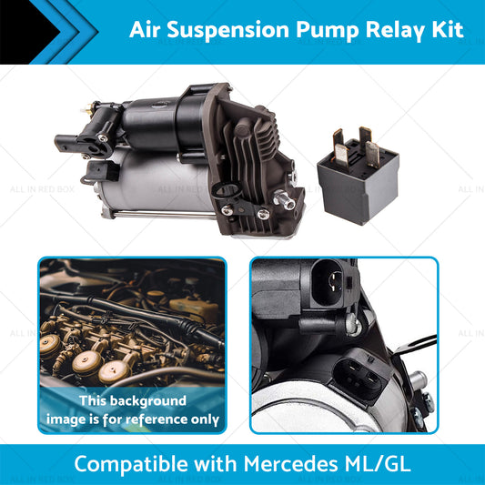 A1643200204 Air Suspension Pump Relay Kit Suitable for Mercedes ML or GL 3.0L 06-12