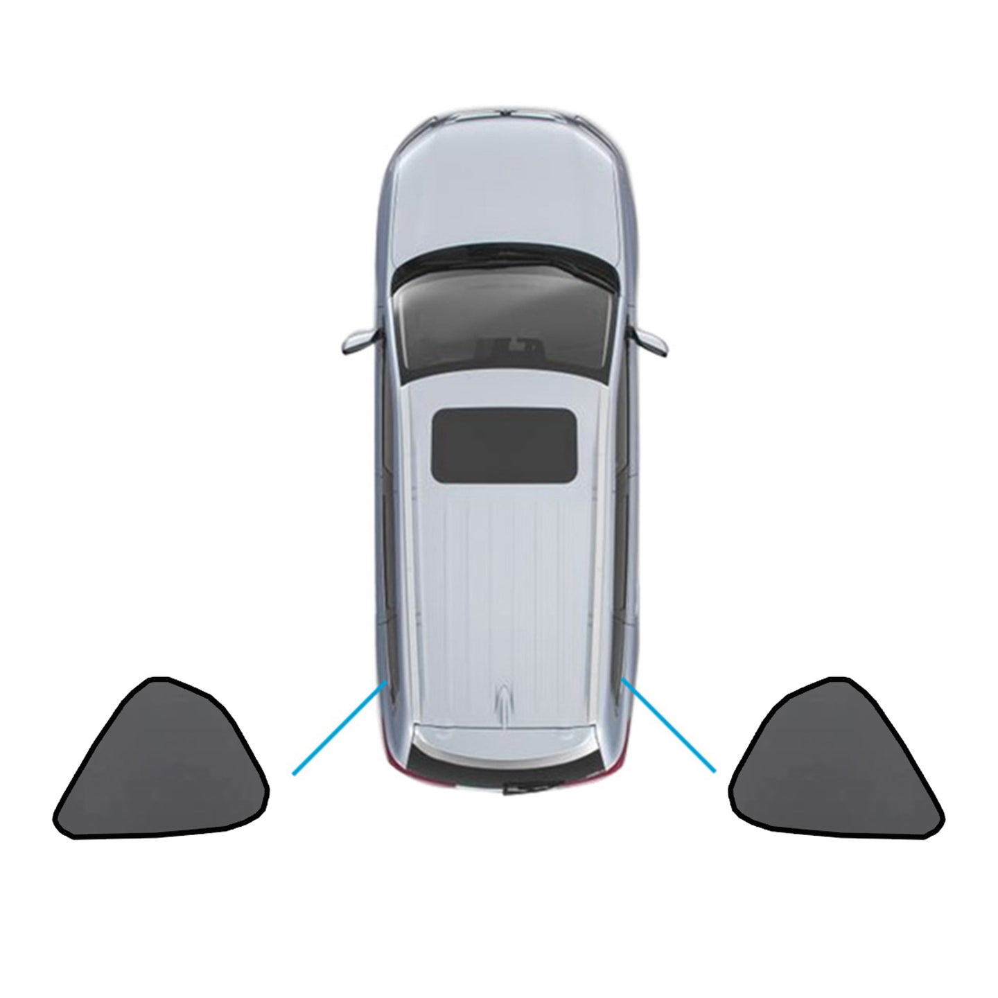 {{ Magnetic Car Window Sun Shades Suitable for Subaru XV/Impreza 2017-2023 }} - Buy Car Parts Online at {{ Kaka Auto Parts }}.