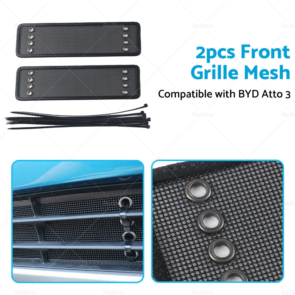 Suitable for BYD Atto 3 Grille Mesh Protection Extra Radiator Stone  and  Gravel