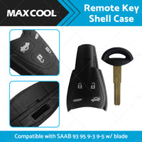 4 Button Remote Key Shell Case Suitable For SAAB 93 95 9-3 9-5 w or  blade