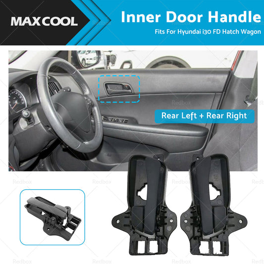 1 Pair Rear Inner Door Handle Suitable For Hyundai i30 FD 2007-2012 LEFT + RIGHT