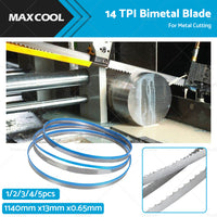 BI METAL BIMETAL BAND SAW BANDSAW BLADE 1140mm x13mm x 14 TPI FOR METAL CUTTING