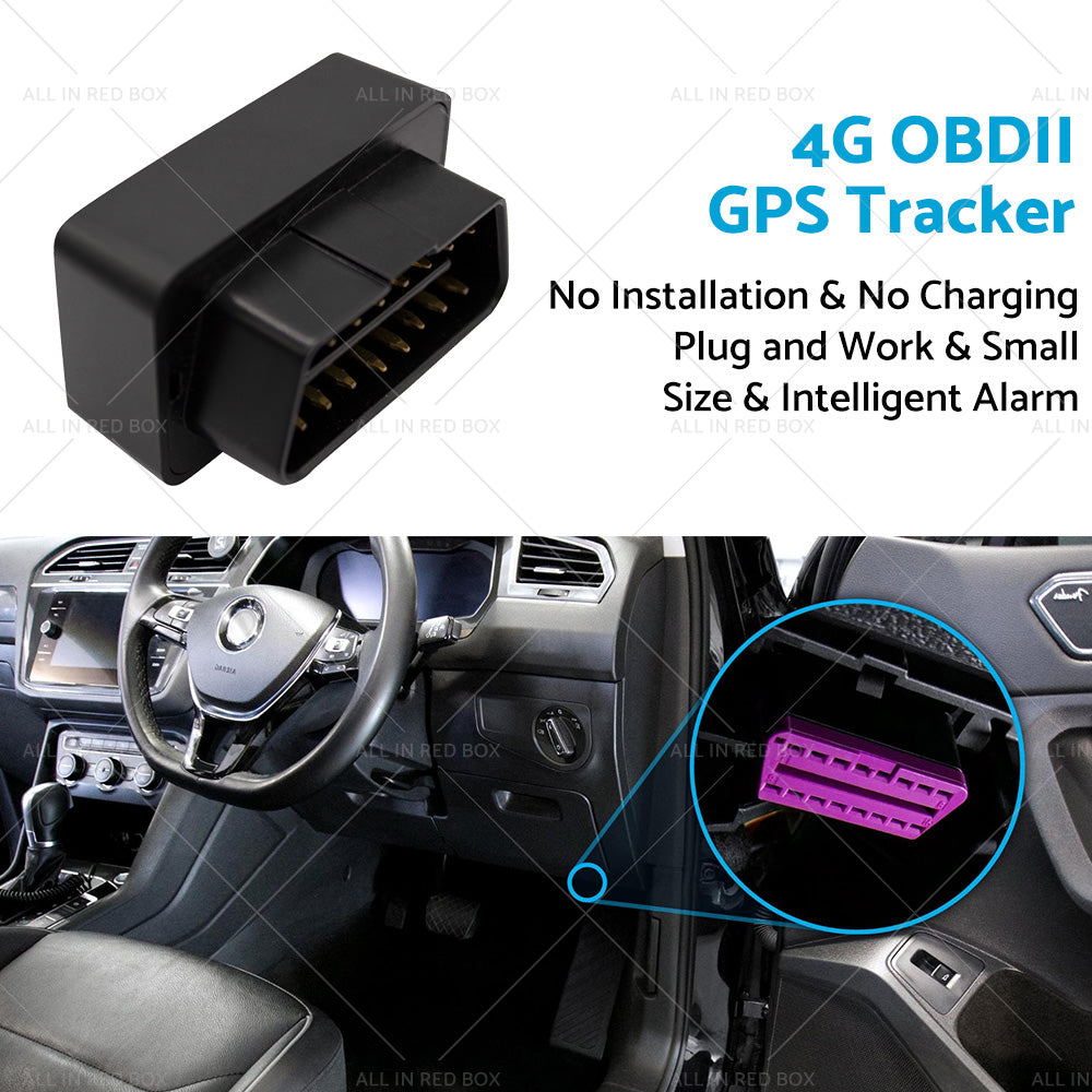 4G OBDII GPS Tracker Live Realtime Vehicle 3G Car OBD2 Tracking Device Locator