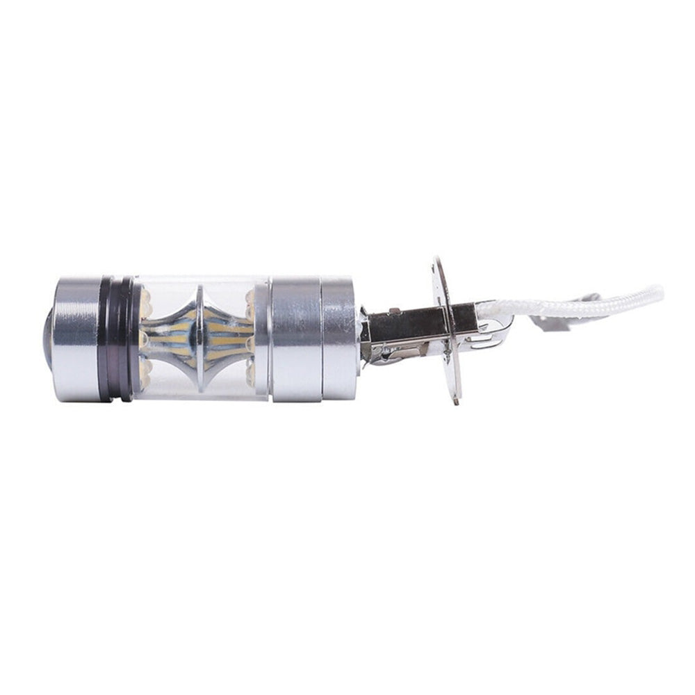 2x H3 100W High Power LED Cree Headlight & Fog Driving Light Bulbs Suitable For Car