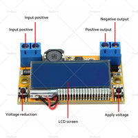 DC-DC Adjustable Buck Converter Step Down Power Supply Module LCD with Shell