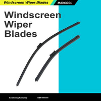 For Ford Fiesta 08-On Aero Flat Windscreen Wiper Blades 26 inch   15 inch  1 Pair