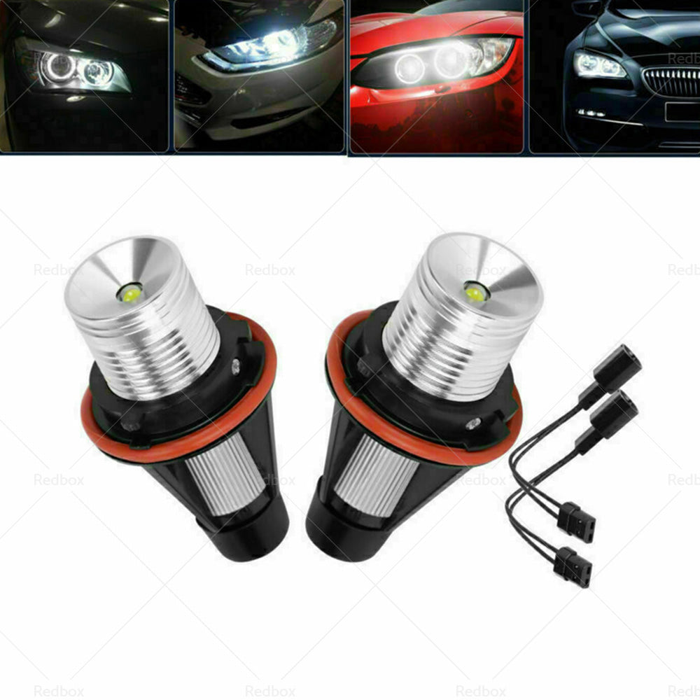 2x LED Halo Ring Light Bulbs Error Free Suitable For BMW X5 E39 E53 E60 E61 E63