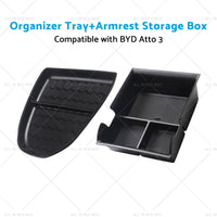 {{ Armrest Storage Box?  Organizer Tray Suitable For BYD Atto 3 22-23 }} - Buy Car Parts Online at {{ Kaka Auto Parts }}.