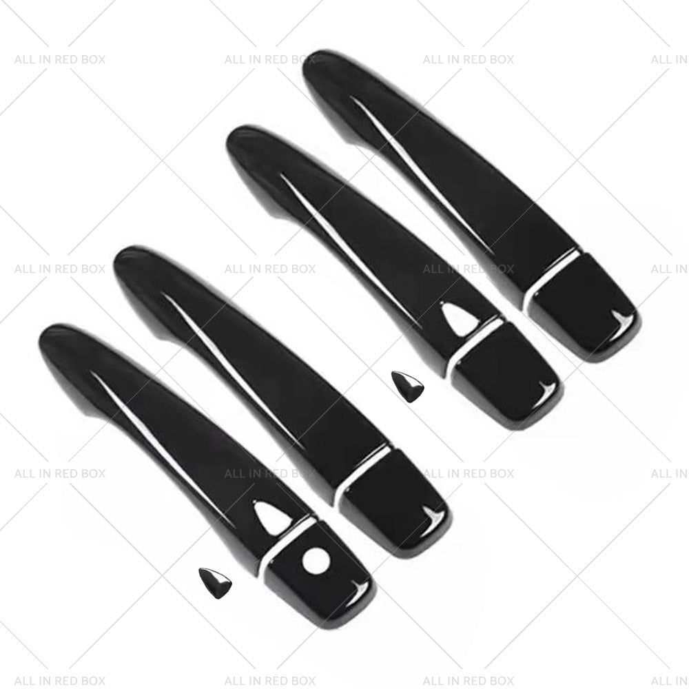 4PCS Black Door Handle Cover Suitable for Nissan Navara NP300 D23 2015-Onwards