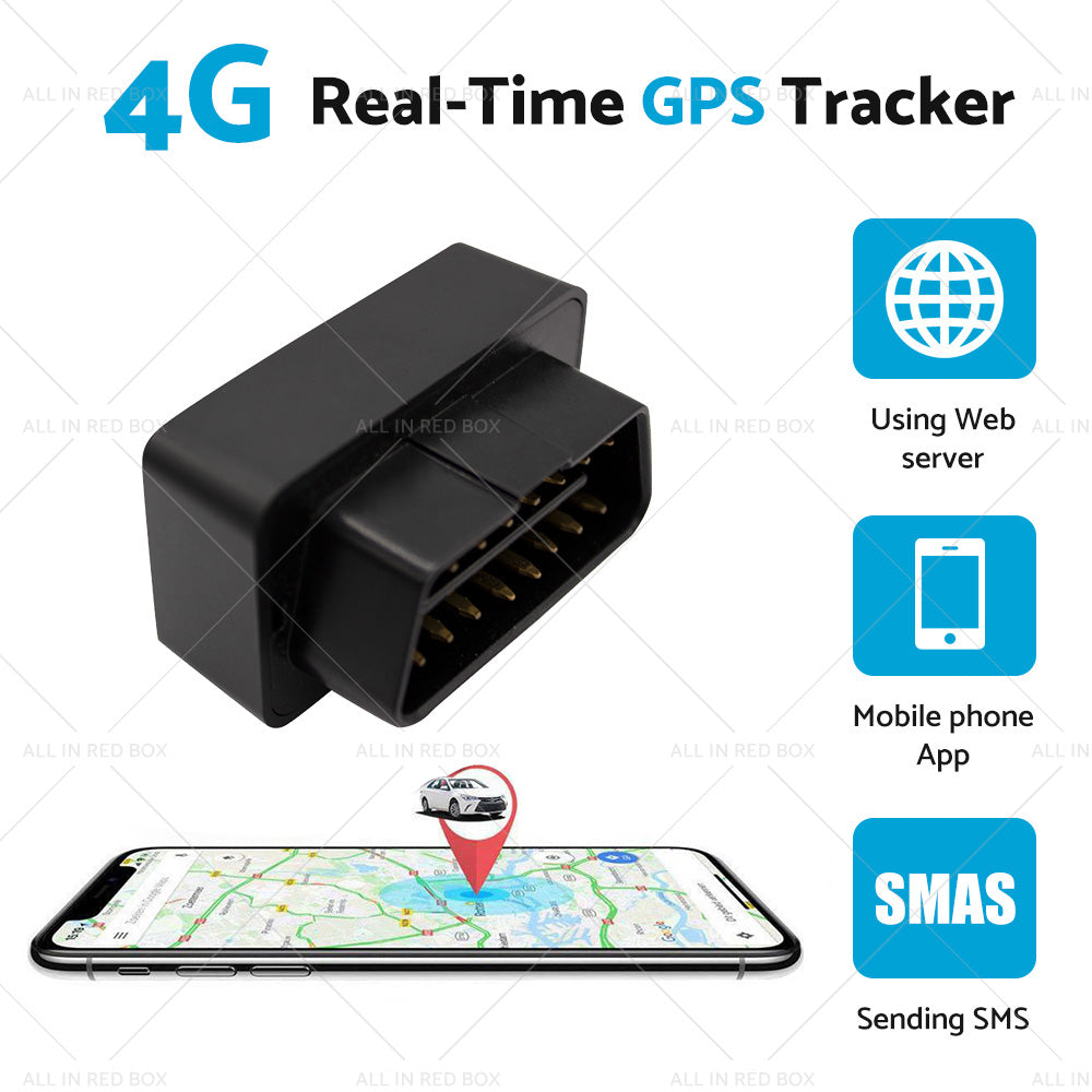 4G OBDII GPS Tracker Live Realtime Vehicle 3G Car OBD2 Tracking Device Locator