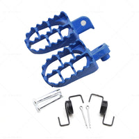 Blue FOOT PEG FOOTREST ASSEMBLY FOOTPEG Suitable For YAMAHA PW50 PY50 PEEWEE