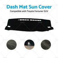 Dash Mat Suitable For Toyota Fortuner 2015-2021 SUV Dashboard Cover Non-slip