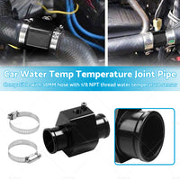 38mm Car Water Temp Temperature Joint Pipe Sensor Gauge Radiator Hose Adapter