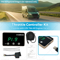 EVC Throttle Controller Kit Suitable for LDV T60 2017-On All Engines