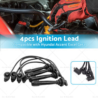 Ignition Leads Spark Lead Suitable for Hyundai Getz Accent Excel Kia 27501-26C00