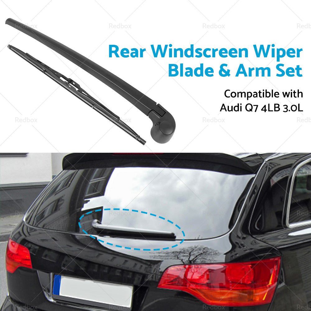 Rear Windscreen Wiper Blade  and  Arm Set Suitable for Audi Q7 4LB 06-15 4L0955425