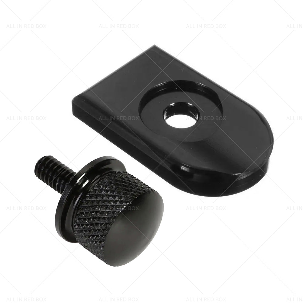 Seat Bolt Tab Screw Mount Nut Cover Kit Suitable for Harley Davidson 1996-2020