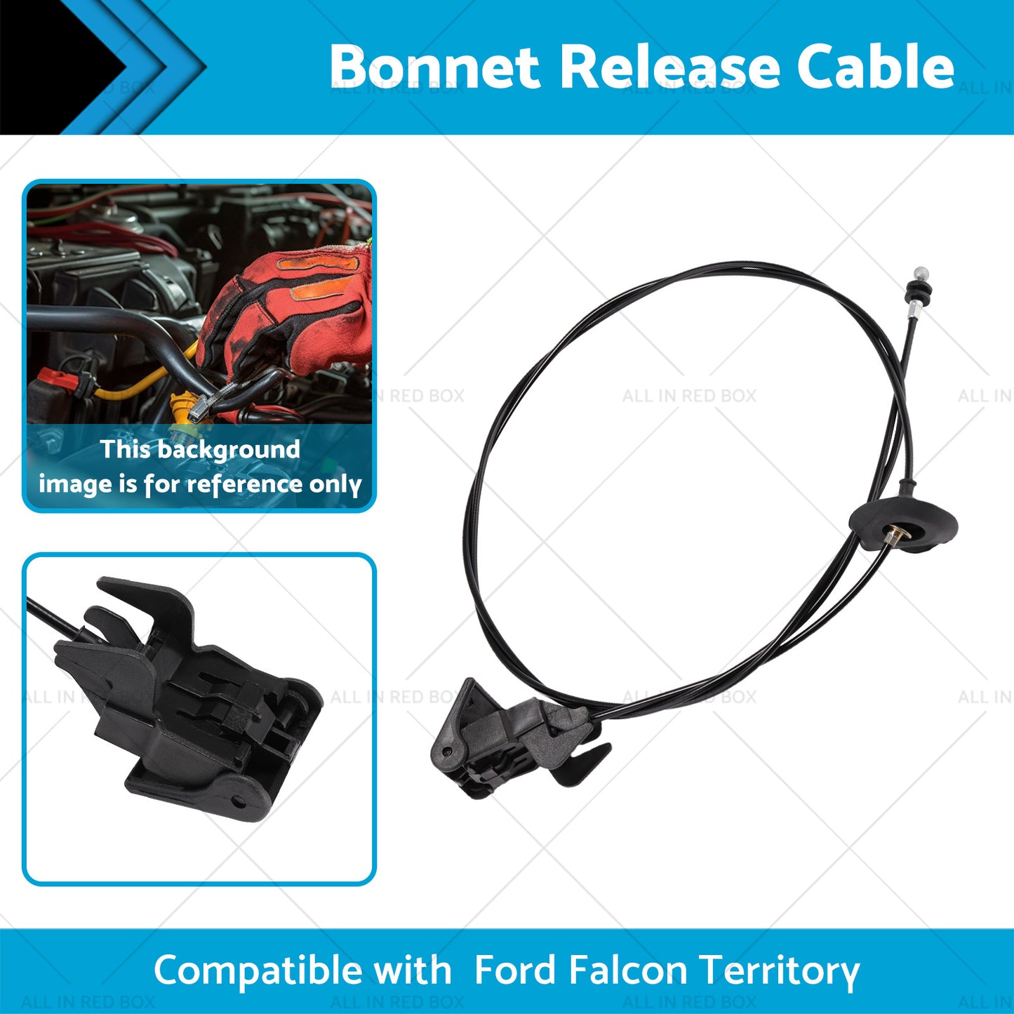 New Bonnet Release Cable Suitable For Ford Falcon BA BF Territory SX SY