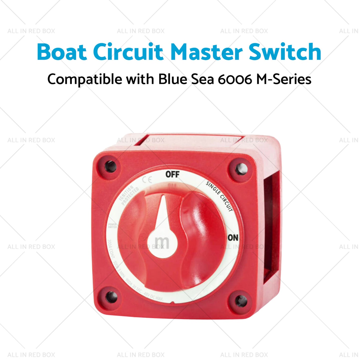 {{ Boat Circuit Master Switch Suitable for Blue Sea 6006 M-Series Battery On Off }} - Buy Car Parts Online at {{ Kaka Auto Parts }}.