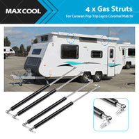 4 x Gas Struts For Caravan Pop Top 825mm x 330N Jayco Coromal Match 7645WI