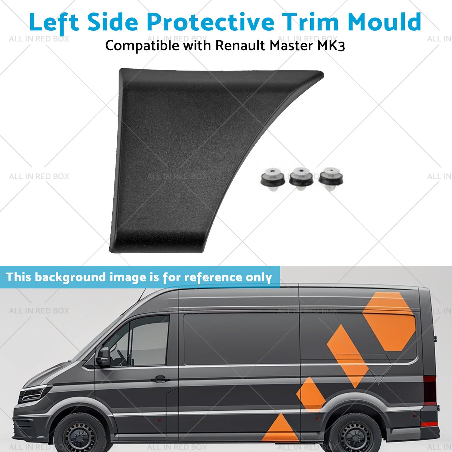 Side Protective Trim Mould Front Of Rear Wheel Suitable for Renault Master MK3