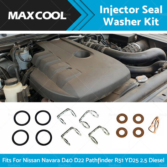 Injector Seal Washer Kit Fits For Nissan Navara D40 D22 Pathfinder R51 YD25 2. 5