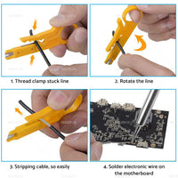 15IN1 Soldering Iron Kit 60W Electronics Welding Tool Adjustable Temperature AU