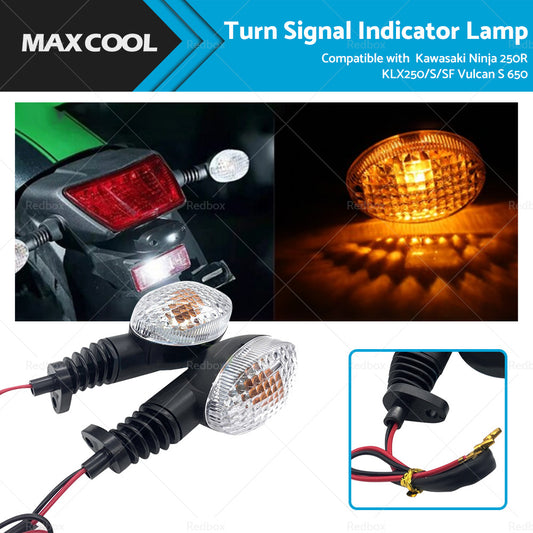 Turn Signal Indicator Lamp Suitable For Kawasaki Ninja 250R KLX250 or S or SF Vulcan S