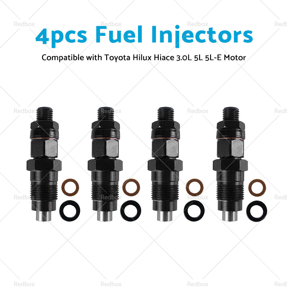 4X Diesel Fuel Injector Suitable For Toyota Hilux Hiace 3L 5L 23600-59325 97-05