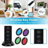 Wireless Key Finder RF Item Locator Item Tracker Support Remote Control