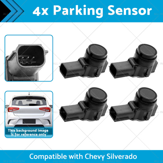 4x Parking Sensor Suitable for Cadillac Chevy Silverado 1500 2500 14-18 23428268