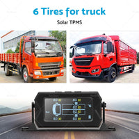 Tyre Pressure Monitoring System  6 Wheel Sensor for Caravan Truck Trailer Solar