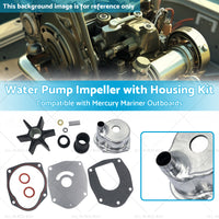 Water Pump Impeller with Housing Kit Suitable for Outboards Mercury Mariner