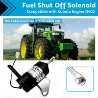 {{ Fuel Shut Off Solenoid Suitable for Kubota D902 BX2230D 16851-60014 052600-453 }} - Buy Car Parts Online at {{ Kaka Auto Parts }}.