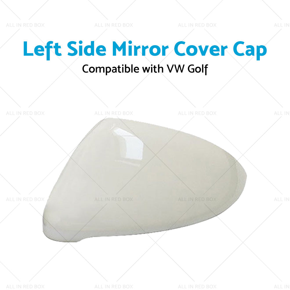 Left Mirror Cover Cap Housing Suitable for VW Golf MK7 MK7.5 13-on Pure White LH