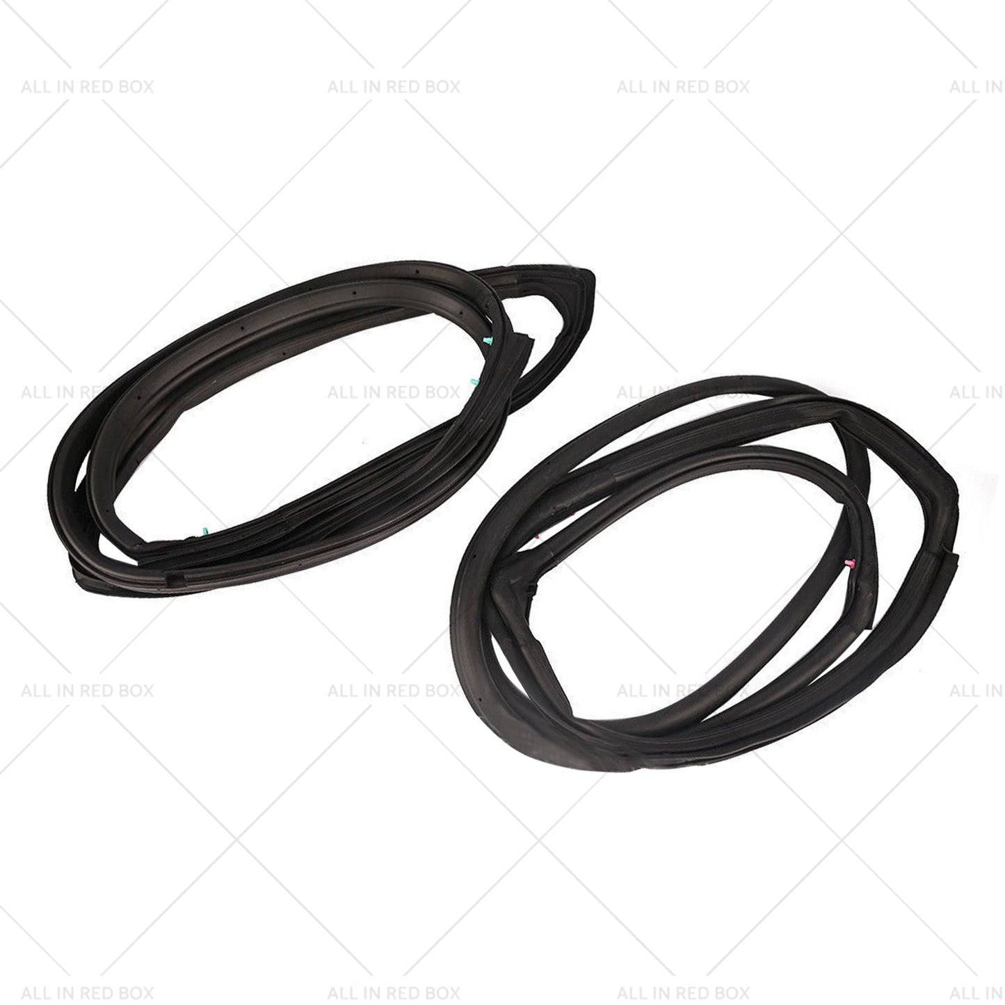 2pcs Front Door Weatherstrip Gasket Seal Suitable For Jeep Wrangle JK 2007-2018