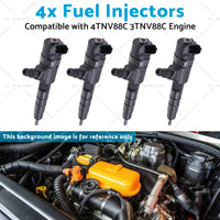 4x Fuel Injectors Suitable for 4TNV88C 3TNV88C Engine 129A00-53100 0445110463