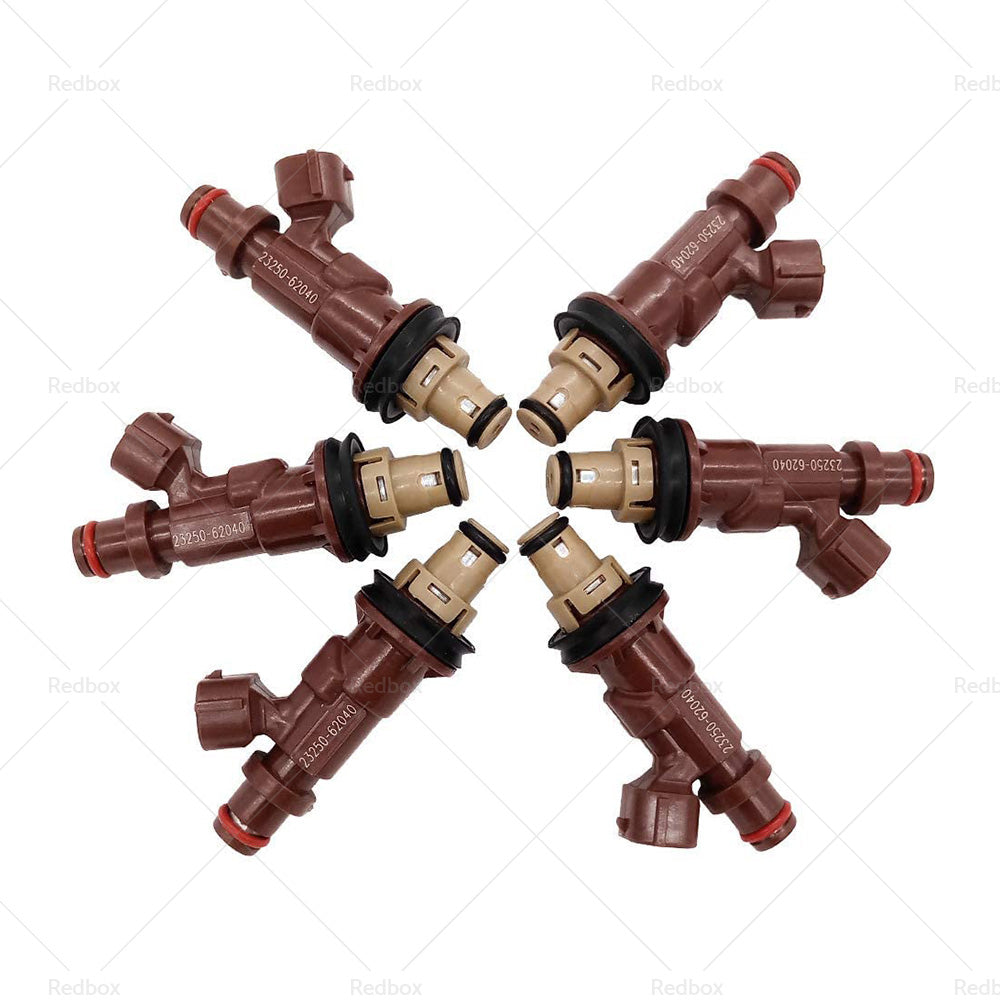 6PCS Fuel Injectors Suitable For Toyota Hilux Prado 5VZ-FE V6 3. 4L 23250-62040