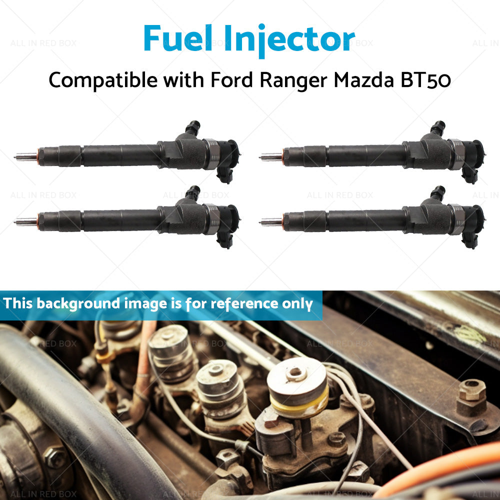 4PCS Diesel Fuel Injector Suitable for Mazda BT50 Ford Ranger PK PJ 0445110250