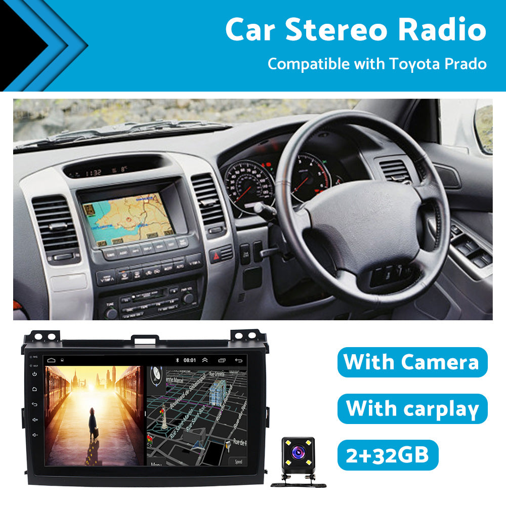 32GB Android 11 Carplay Radio Stereo GPS Navi DSP Suitable For Toyota Prado 120